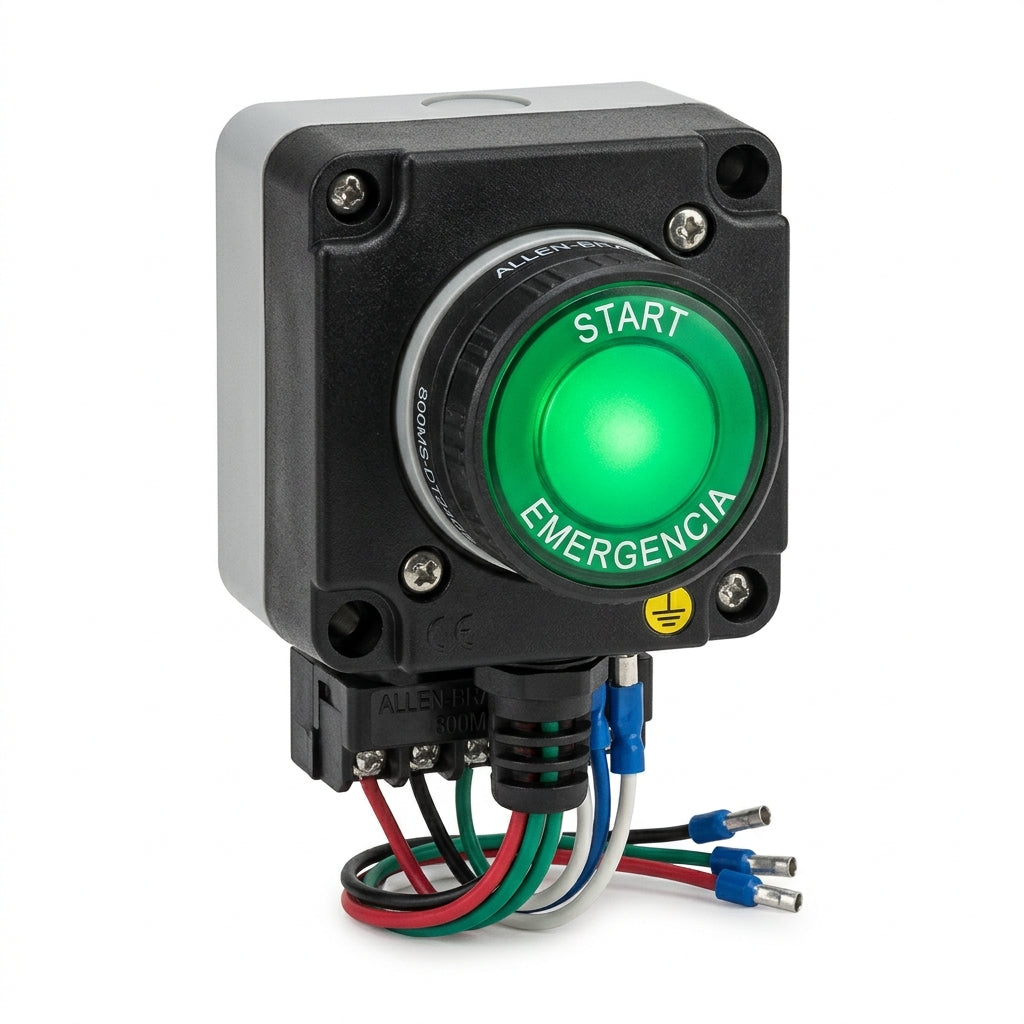 ALLEN-BRADLEY 800MS-DT24GB BOTONES PULSADORES BOTONERAS Y ACCESORIOS
