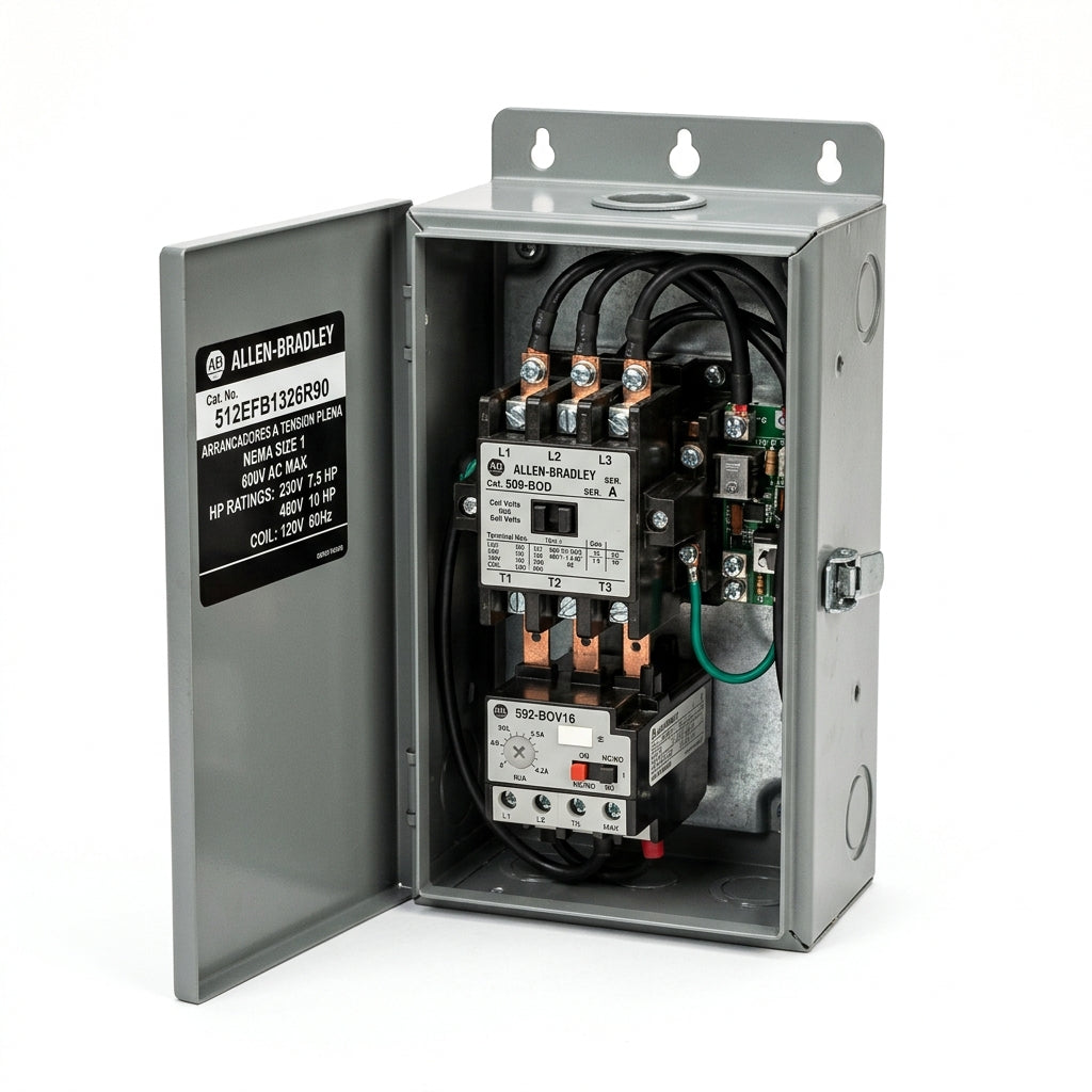 ALLEN-BRADLEY 512EFB1326R90 ARRANCADORES A TENSION PLENA