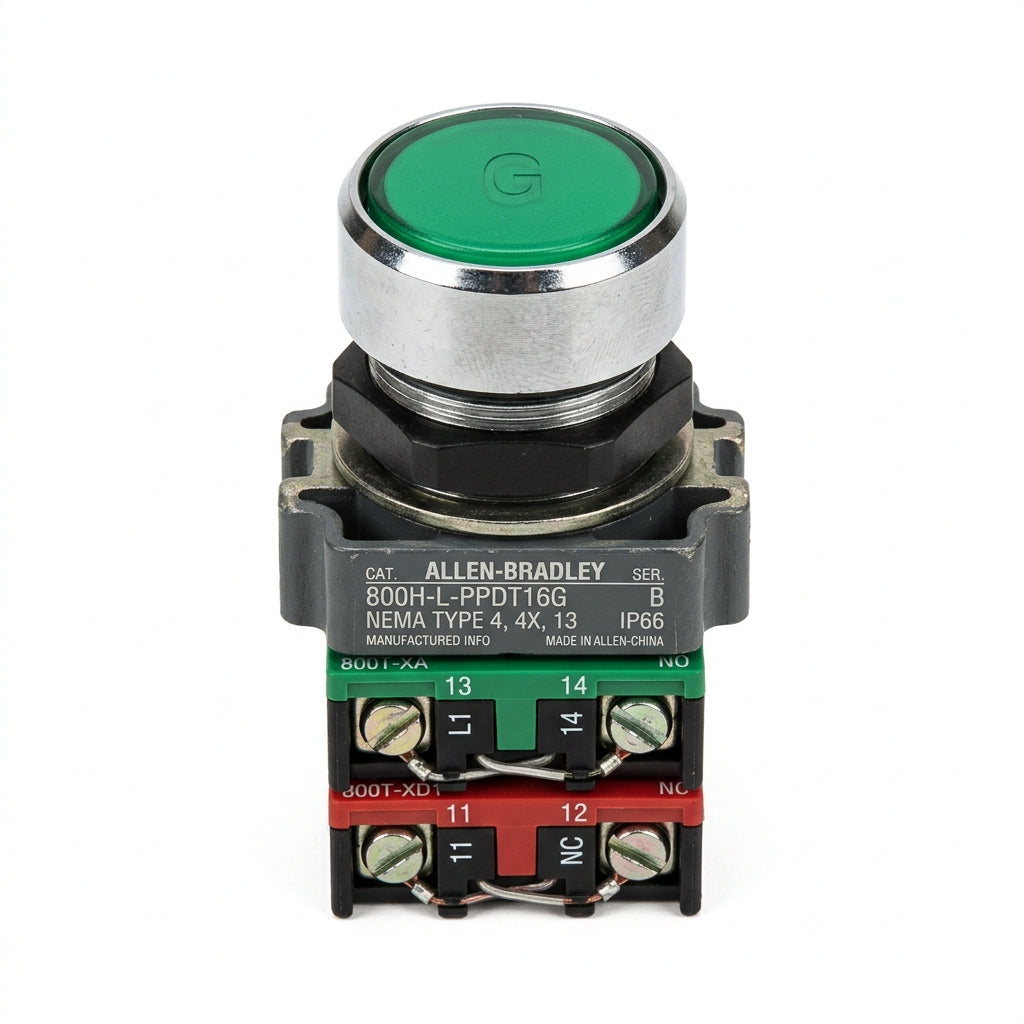 ALLEN-BRADLEY 800H-L-PPDT16G BOTONES PULSADORES BOTONERAS Y ACCESORIOS