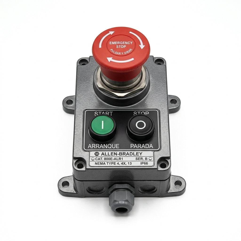 ALLEN-BRADLEY 800E-ALR1 BOTONES PULSADORES BOTONERAS
