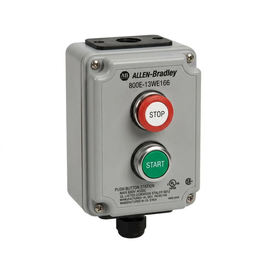 ALLEN-BRADLEY 800E-13WE166 BOTONES PULSADORES BOTONERAS