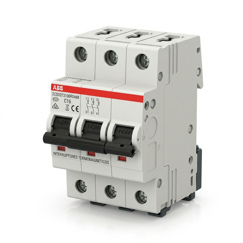ABB 2CDV273106R0488 INTERRUPTORES TERMOMAGNETICOS MINIATURA RIEL DIN