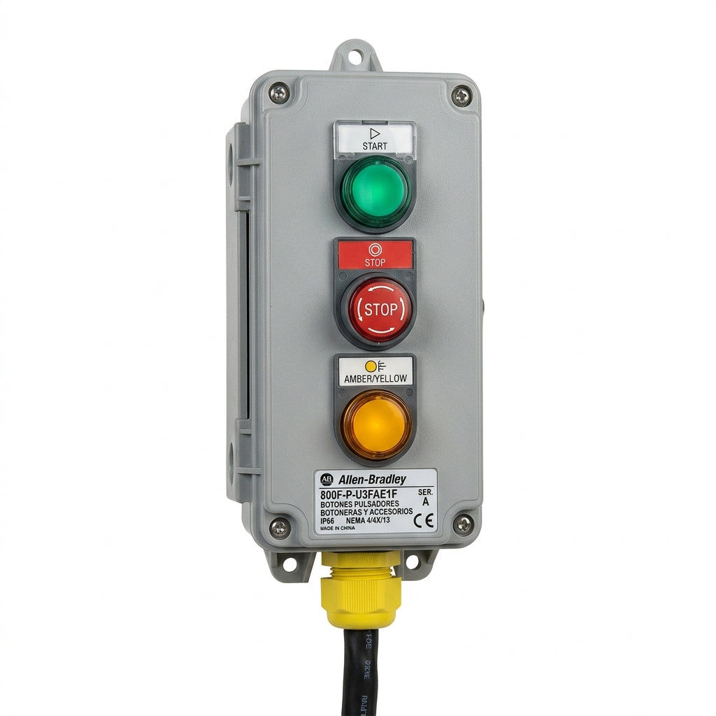 ALLEN-BRADLEY 800F-P-U3FAE1F BOTONES PULSADORES BOTONERAS Y ACCESORIOS