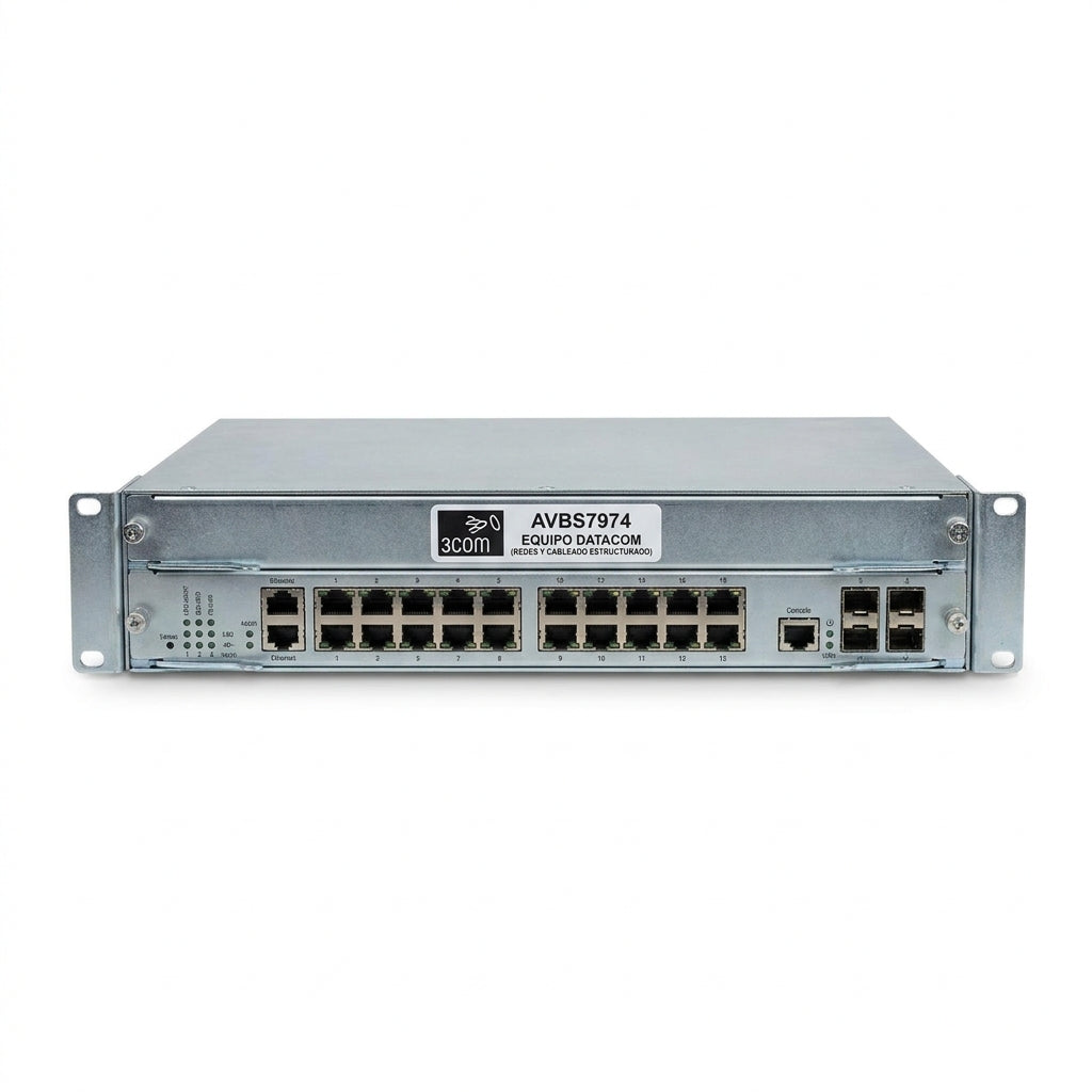 3COM AVBS7974 EQUIPO DATACOM (REDES Y CABLEADO ESTRUCTURADO)