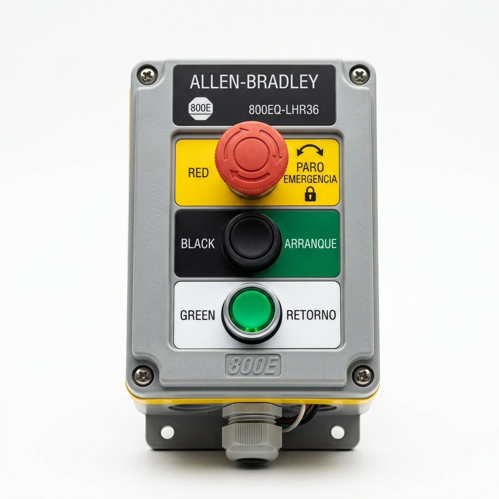 ALLEN-BRADLEY 800EQ-LHR36 BOTONES PULSADORES BOTONERAS