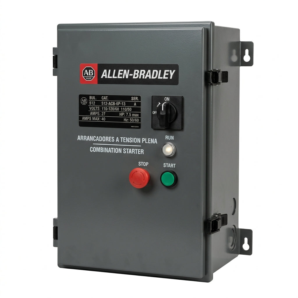 ALLEN-BRADLEY 512-ACB-6P-13 ARRANCADORES A TENSION PLENA