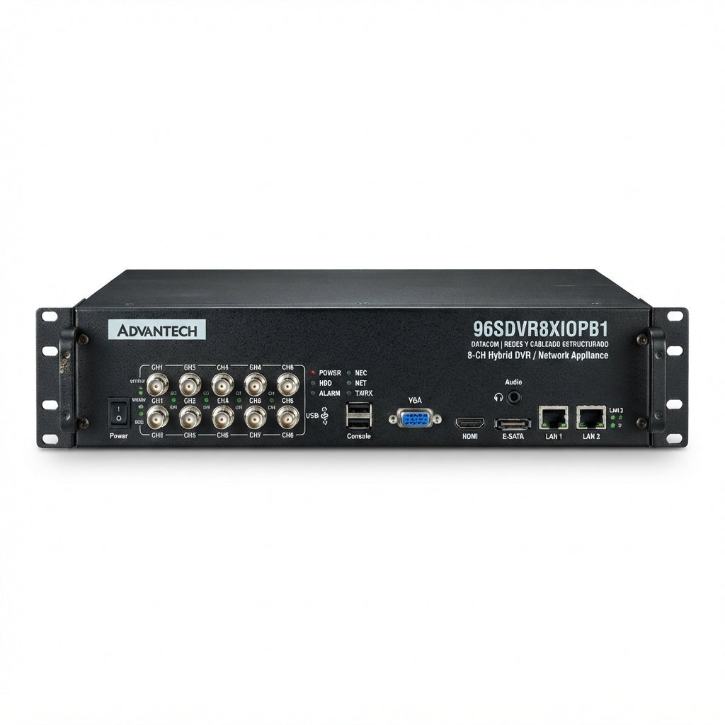 ADVANTECH 96SDVR8XIOPB1 EQUIPO DATACOM (REDES Y CABLEADO ESTRUCTURADO)