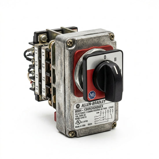 ALLEN-BRADLEY 800H-13HRGH2KB6EX SELECTORES Y CONMUTADORES DE FASE - LEVAS