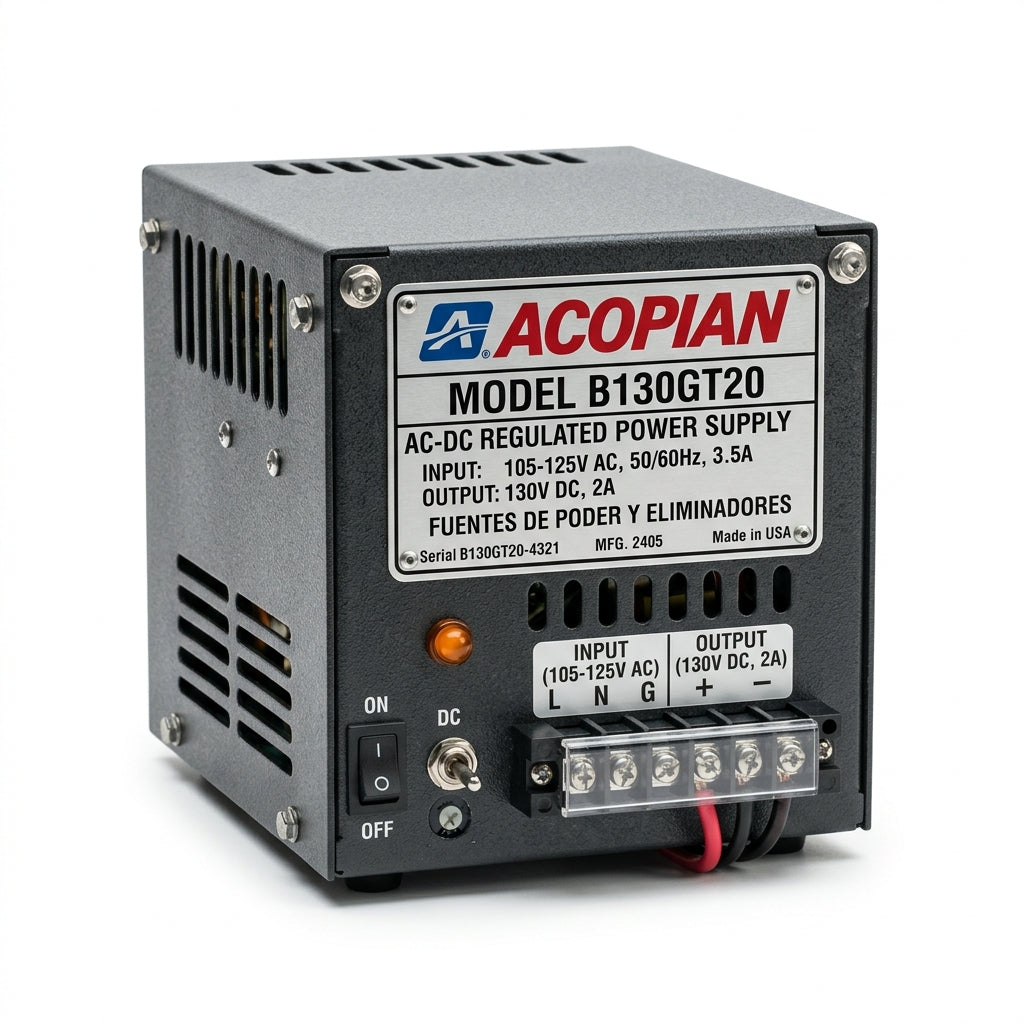 ACOPIAN B130GT20 FUENTES DE PODER Y ELIMINADORES