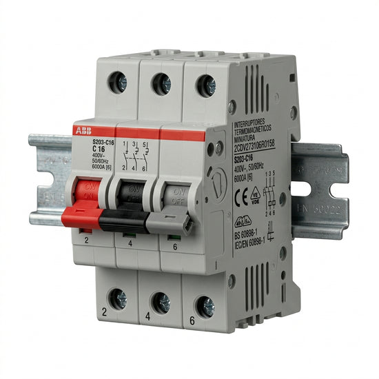 ABB 2CDV273106R0158 INTERRUPTORES TERMOMAGNETICOS MINIATURA RIEL DIN