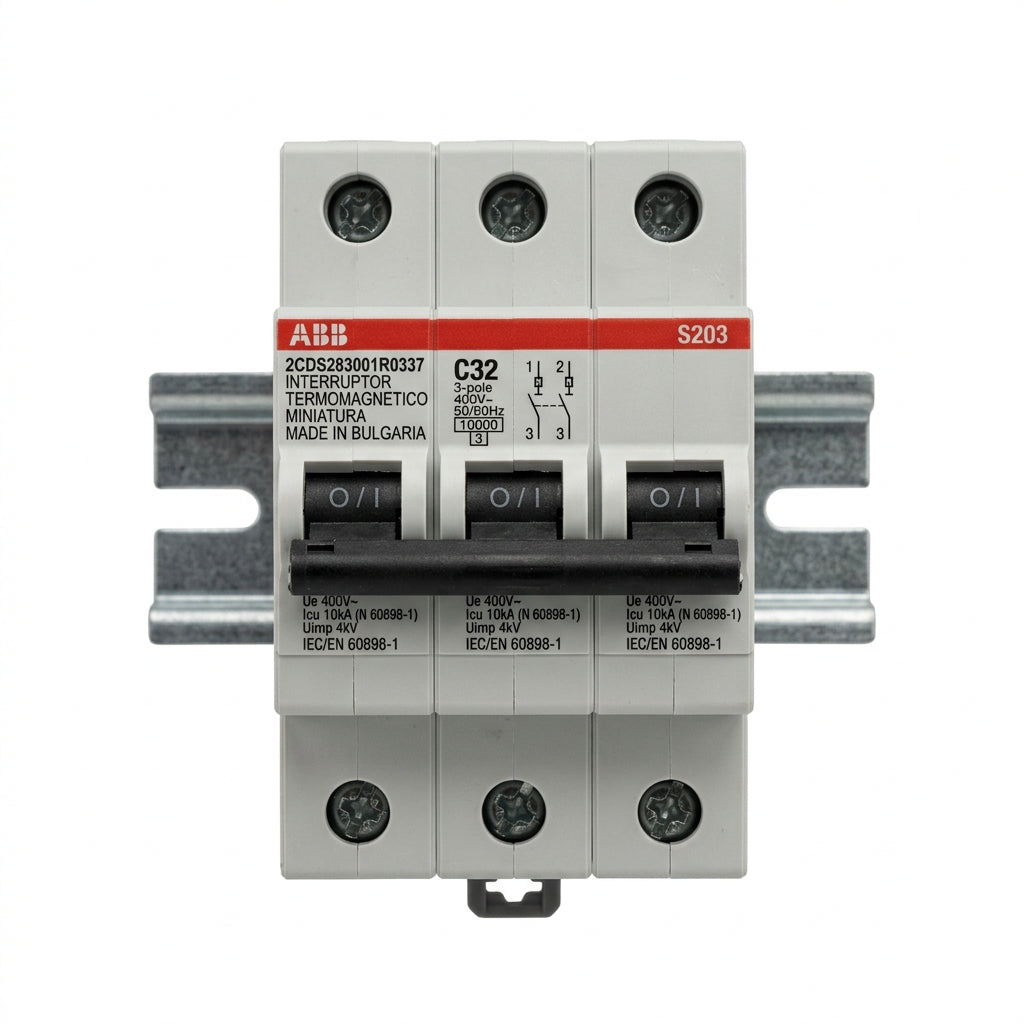 ABB 2CDS283001R0337 INTERRUPTORES TERMOMAGNETICOS MINIATURA RIEL DIN