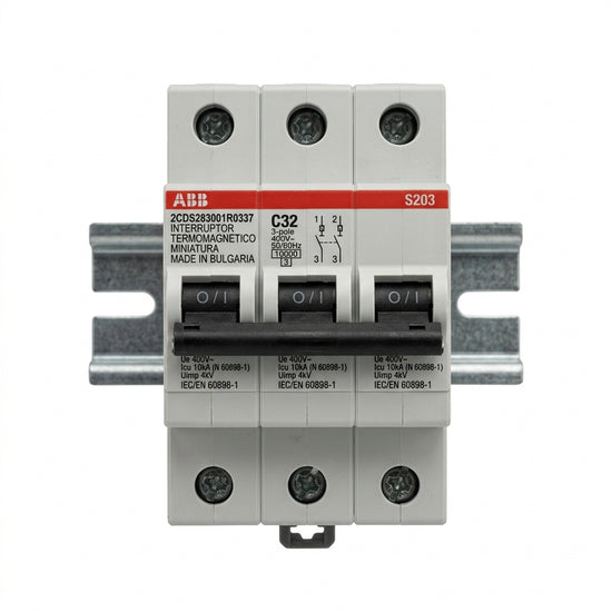 ABB 2CDS283001R0337 INTERRUPTORES TERMOMAGNETICOS MINIATURA RIEL DIN
