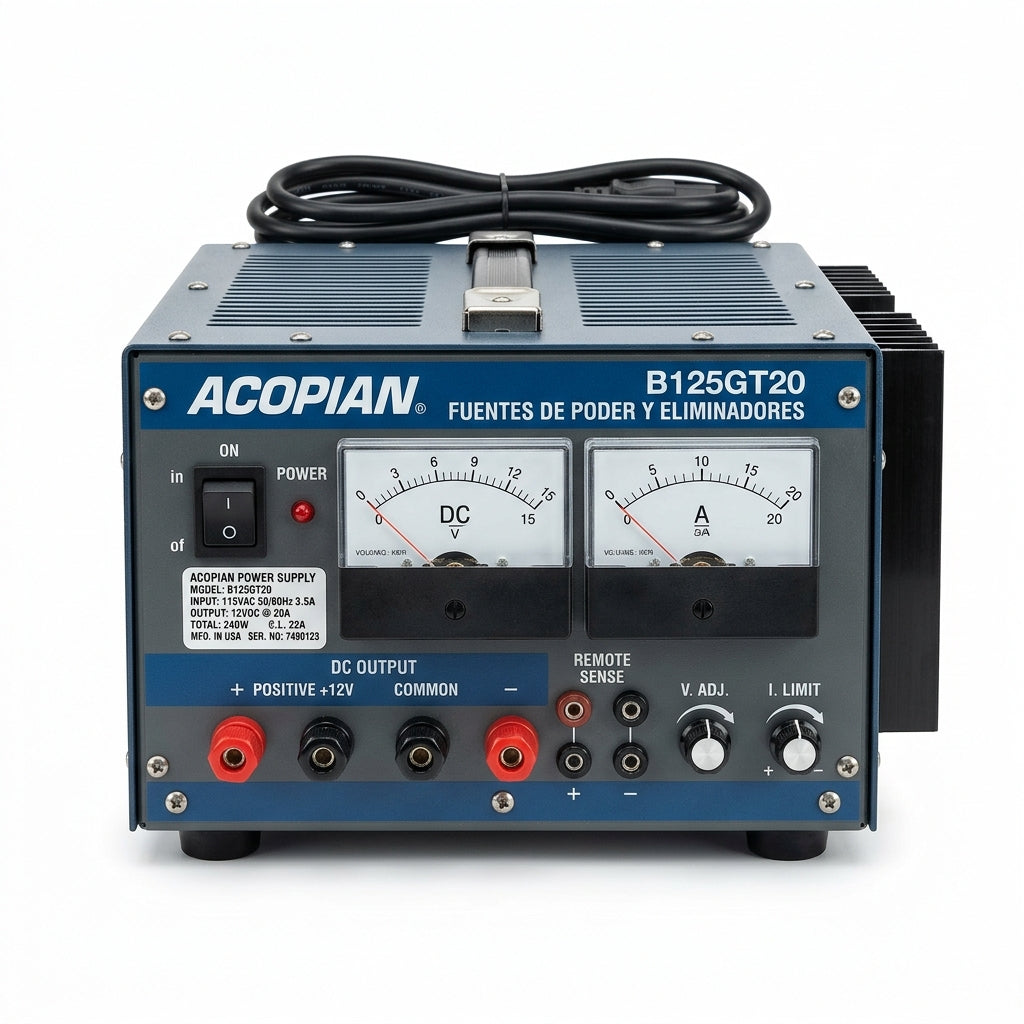 ACOPIAN B125GT20 FUENTES DE PODER Y ELIMINADORES
