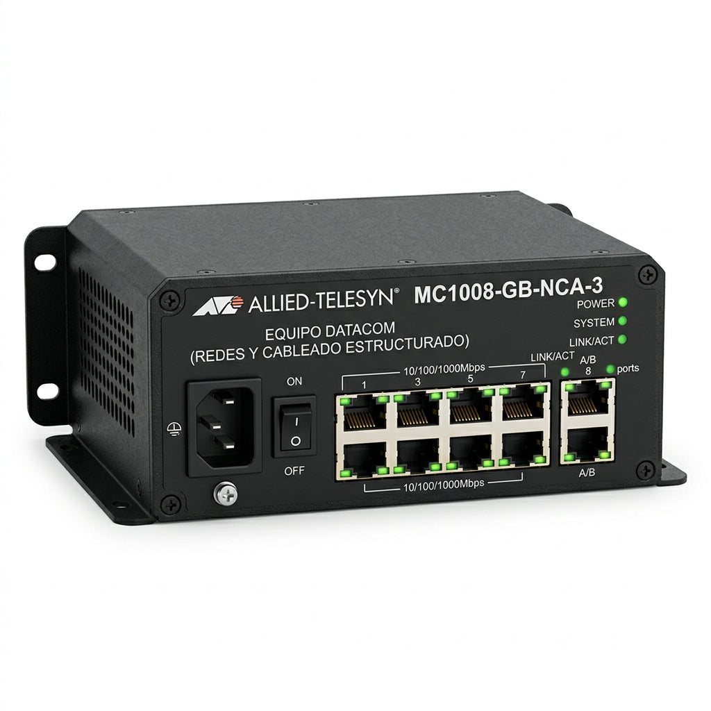 ALLIED-TELESYN MC1008-GB-NCA-3 EQUIPO DATACOM (REDES Y CABLEADO ESTRUCTURADO)