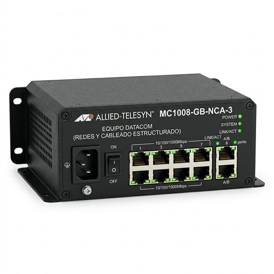 ALLIED-TELESYN MC1008-GB-NCA-3 EQUIPO DATACOM (REDES Y CABLEADO ESTRUCTURADO)