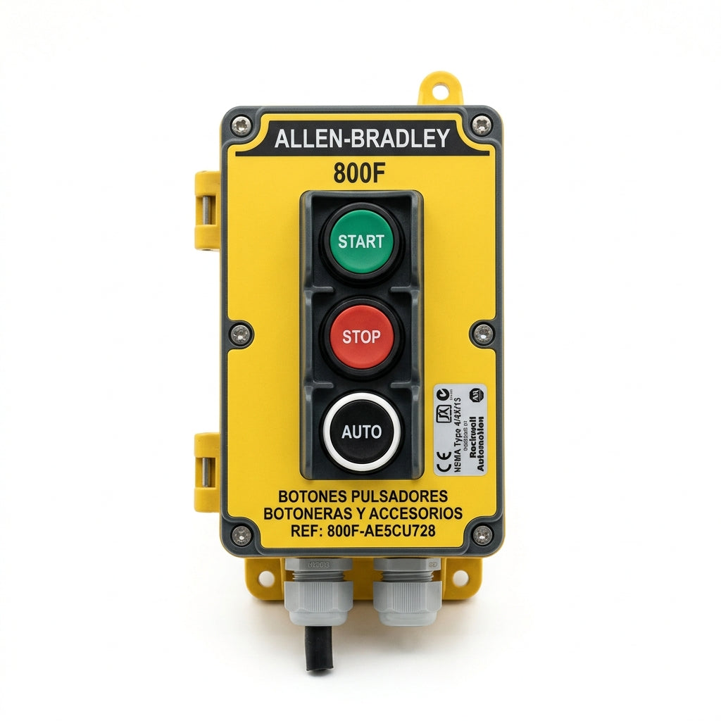 ALLEN-BRADLEY 800F-AE5CU728 BOTONES PULSADORES BOTONERAS Y ACCESORIOS