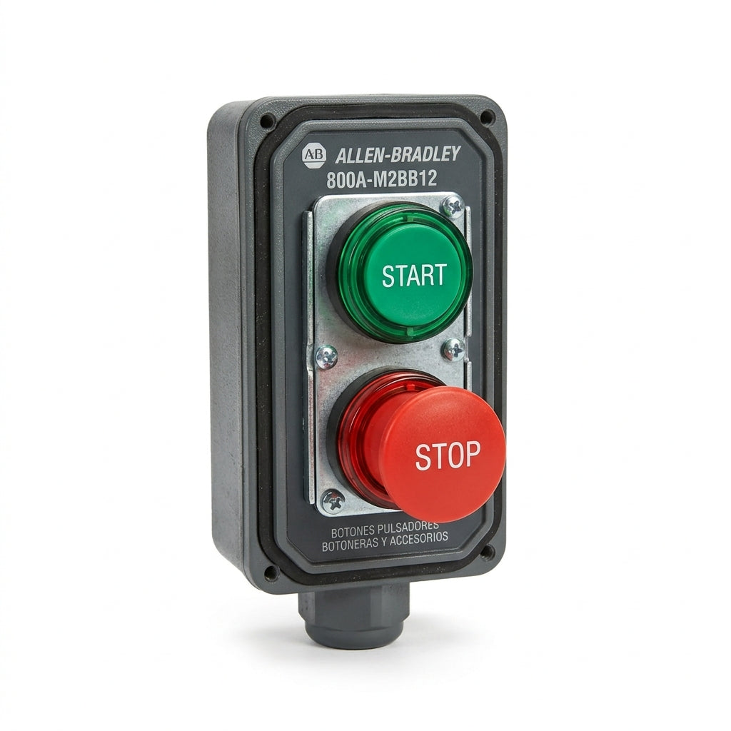 ALLEN-BRADLEY 800A-M2BB12 BOTONES PULSADORES BOTONERAS Y ACCESORIOS