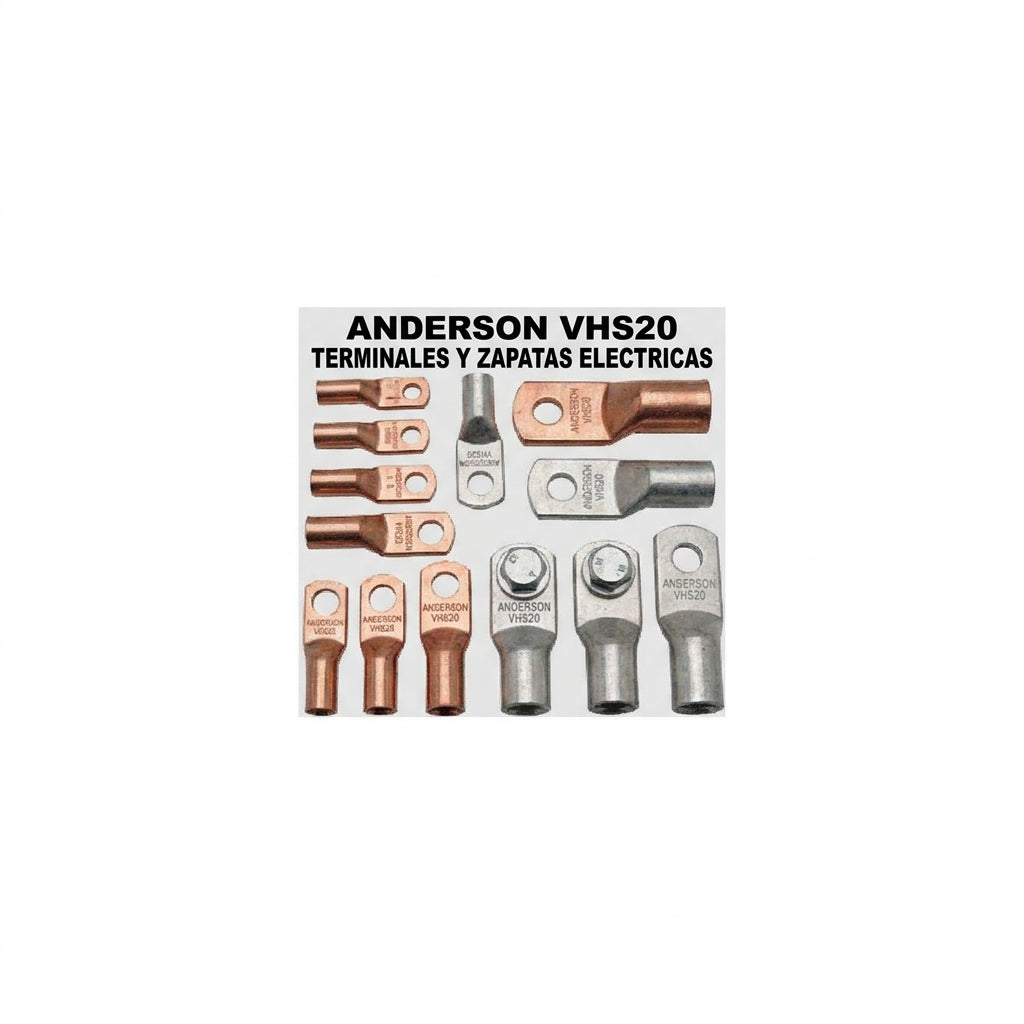 ANDERSON VHS20 TERMINALES Y ZAPATAS ELECTRICAS