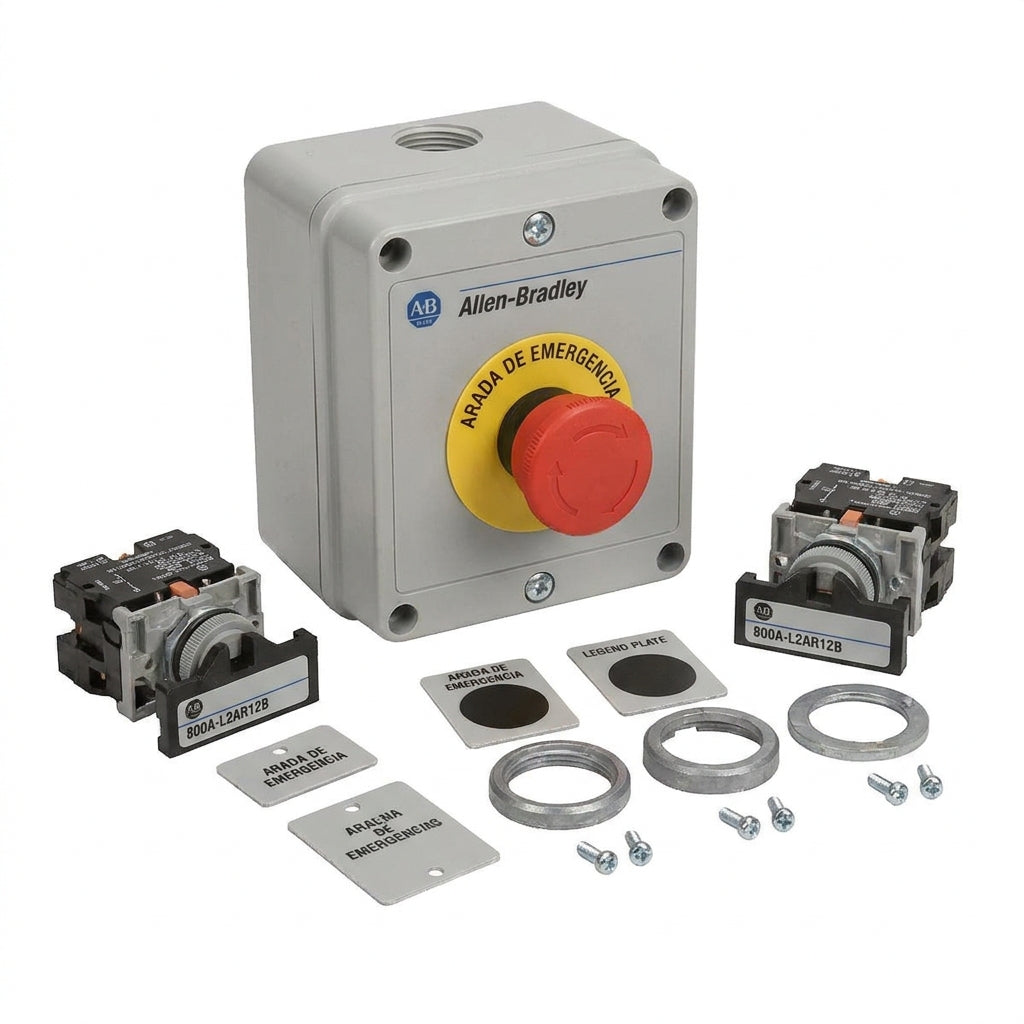 ALLEN-BRADLEY 800A-L2AR12B BOTONES PULSADORES BOTONERAS Y ACCESORIOS