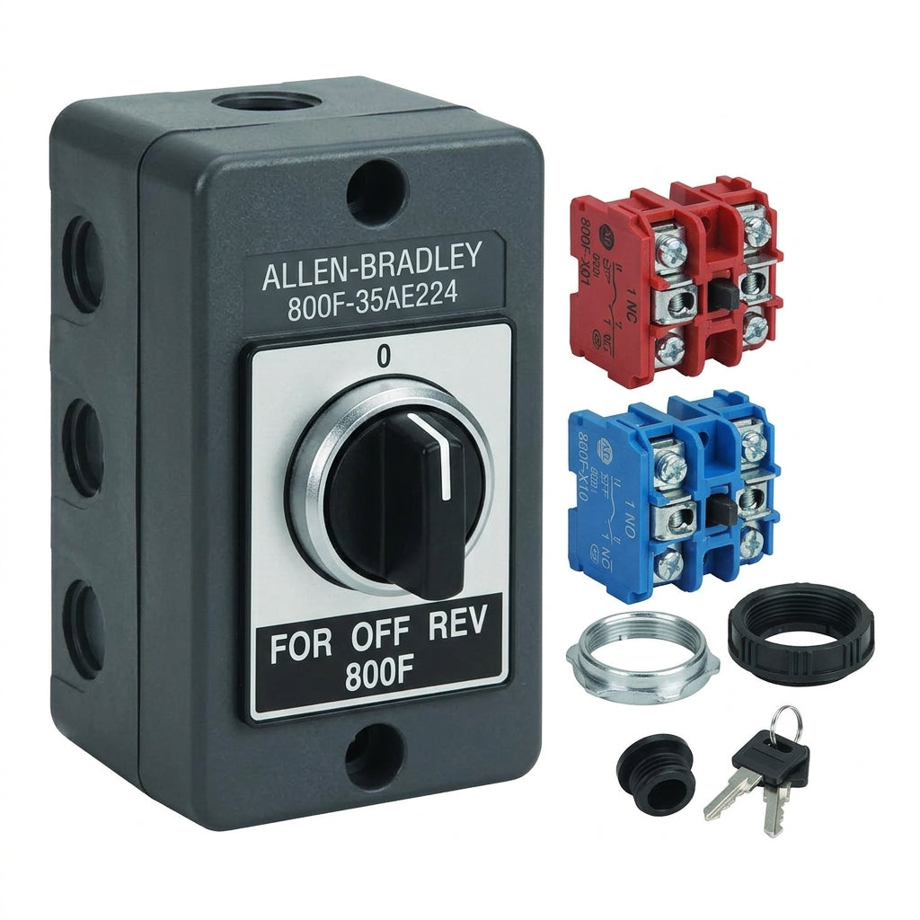 ALLEN-BRADLEY 800F-35AE224 BOTONES PULSADORES BOTONERAS Y ACCESORIOS
