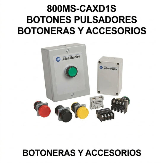 ALLEN-BRADLEY 800MS-CAXD1S BOTONES PULSADORES BOTONERAS Y ACCESORIOS