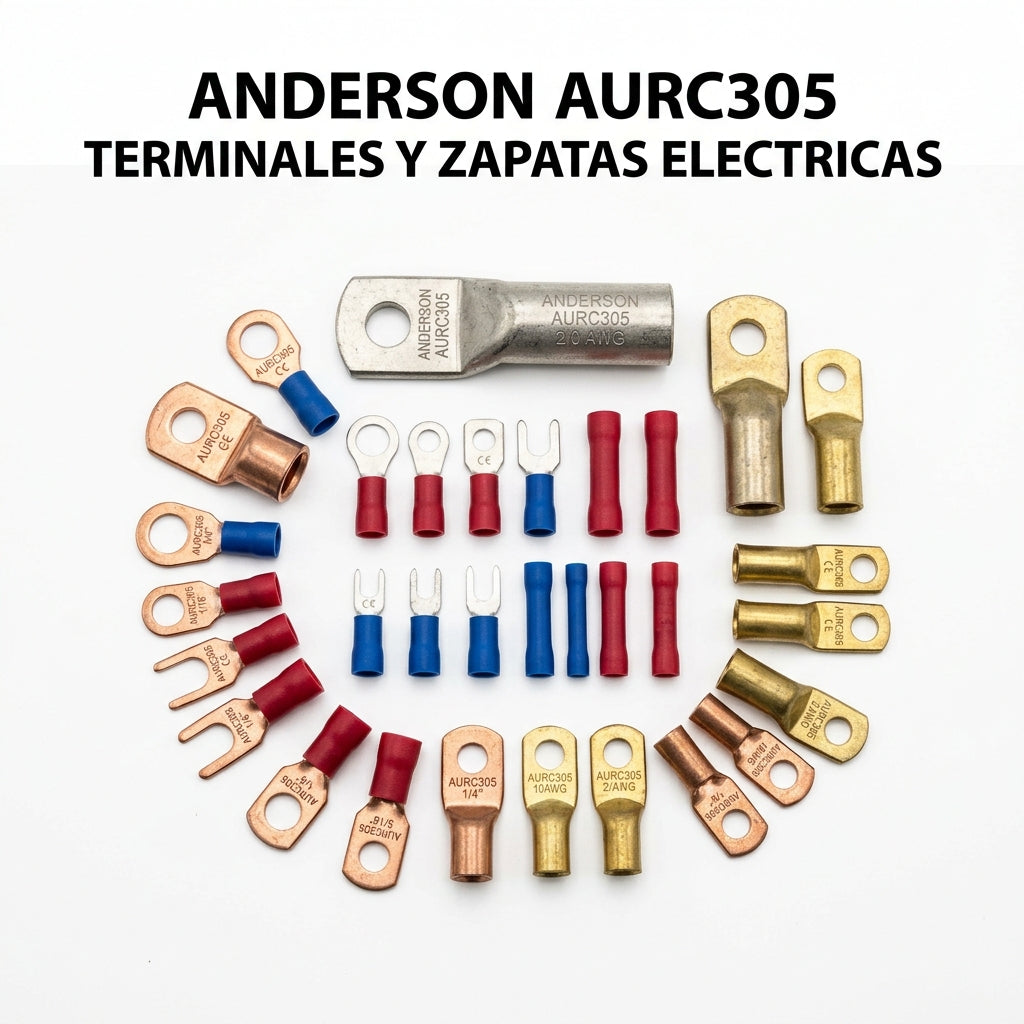 ANDERSON AURC305 TERMINALES Y ZAPATAS ELECTRICAS
