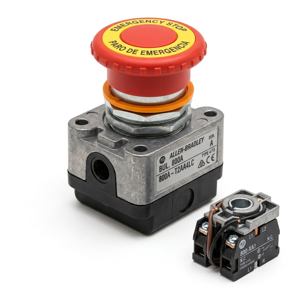 ALLEN-BRADLEY 800A-T2AA4LC BOTONES PULSADORES BOTONERAS Y ACCESORIOS