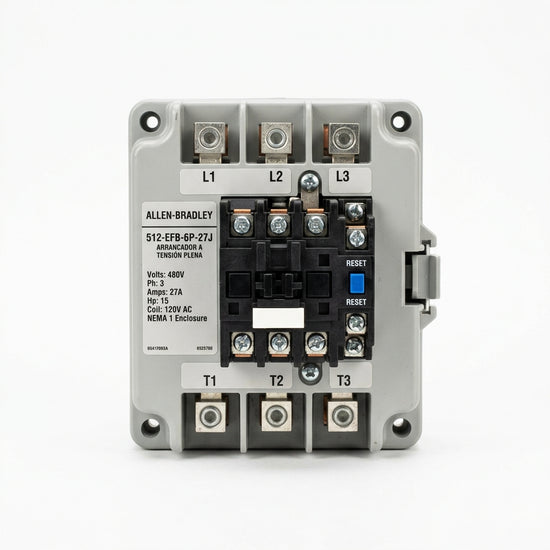 ALLEN-BRADLEY 512-EFB-6P-27J ARRANCADORES A TENSION PLENA