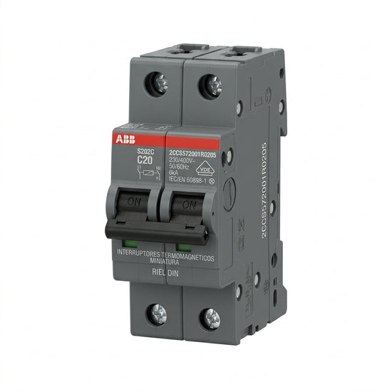 ABB 2CCS572001R0205 INTERRUPTORES TERMOMAGNETICOS MINIATURA RIEL DIN