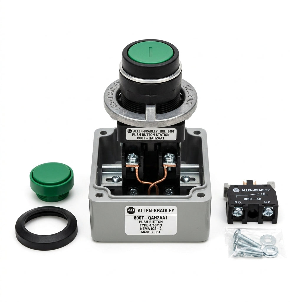 ALLEN-BRADLEY 800T-QAH2AA1 BOTONES PULSADORES BOTONERAS Y ACCESORIOS