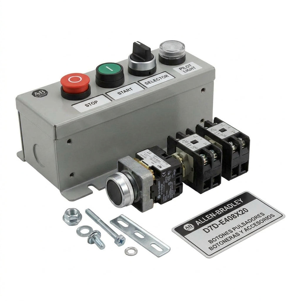 ALLEN-BRADLEY D7D-E408X20 BOTONES PULSADORES BOTONERAS Y ACCESORIOS