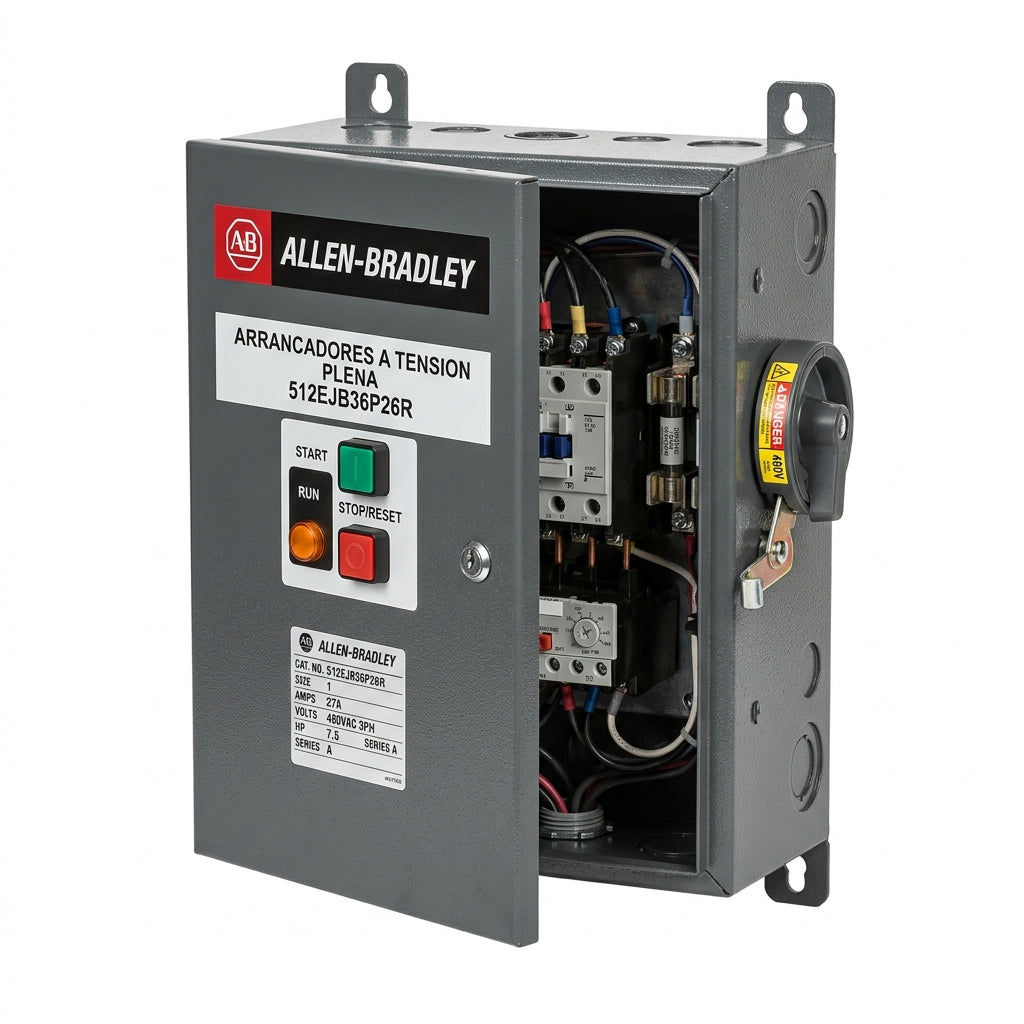 ALLEN-BRADLEY 512EJB36P26R ARRANCADORES A TENSION PLENA