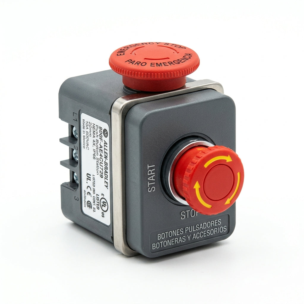 ALLEN-BRADLEY 800F-AE4CU729 BOTONES PULSADORES BOTONERAS Y ACCESORIOS
