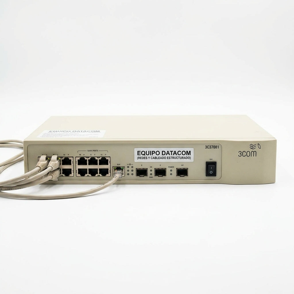 3COM 3C37081 EQUIPO DATACOM (REDES Y CABLEADO ESTRUCTURADO)