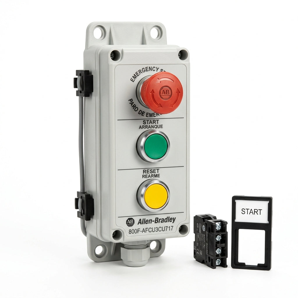 ALLEN-BRADLEY 800F-AFCU3CU717 BOTONES PULSADORES BOTONERAS Y ACCESORIOS