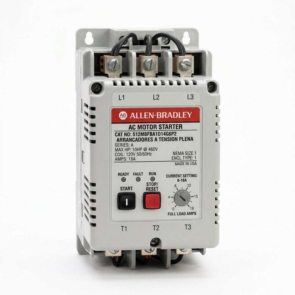ALLEN-BRADLEY 512MBFBA1D14G6P2 ARRANCADORES A TENSION PLENA