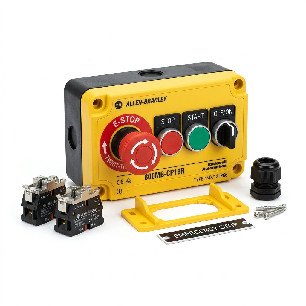 ALLEN-BRADLEY 800MB-CP16R BOTONES PULSADORES BOTONERAS Y ACCESORIOS