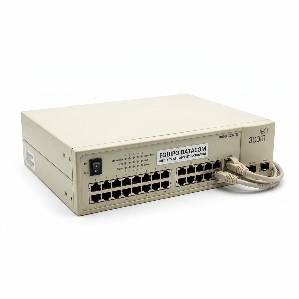 3COM 3C37153 EQUIPO DATACOM (REDES Y CABLEADO ESTRUCTURADO)