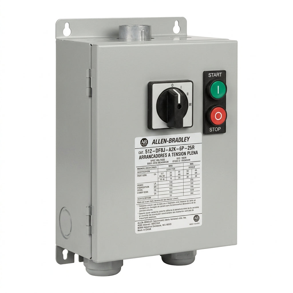 ALLEN-BRADLEY 512-DFBJ-A2K-6P-25R ARRANCADORES A TENSION PLENA