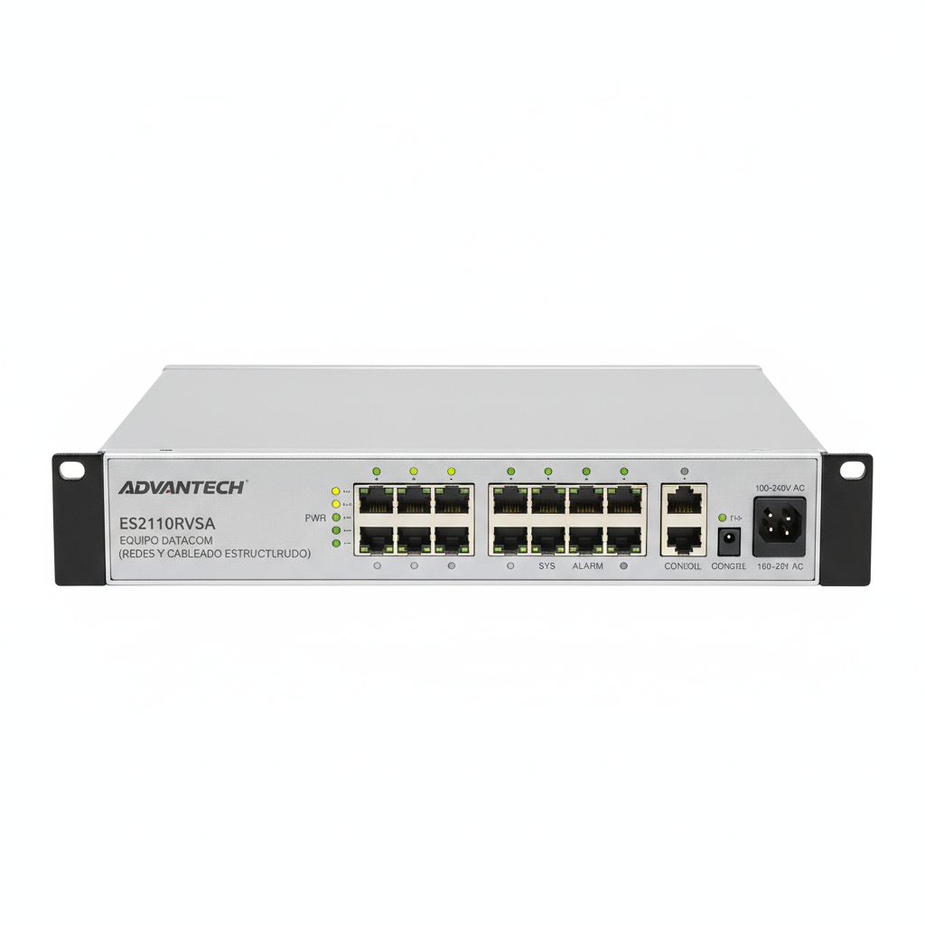 ADVANTECH ES2110RVSA EQUIPO DATACOM (REDES Y CABLEADO ESTRUCTURADO)