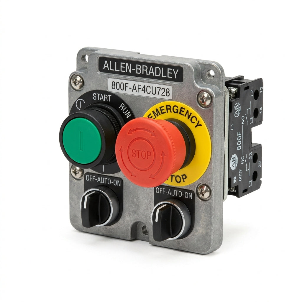 ALLEN-BRADLEY 800F-AF4CU728 BOTONES PULSADORES BOTONERAS Y ACCESORIOS