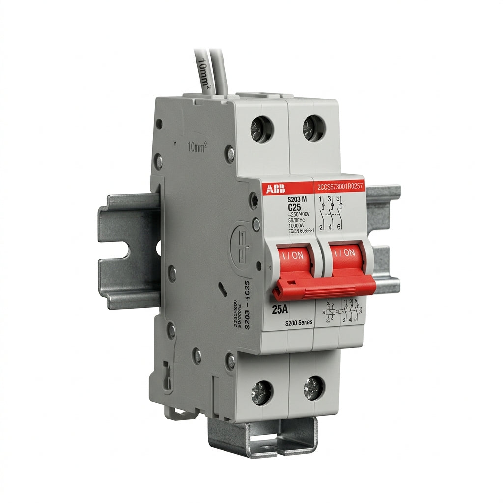 ABB 2CCS573001R0257 INTERRUPTORES TERMOMAGNETICOS MINIATURA RIEL DIN