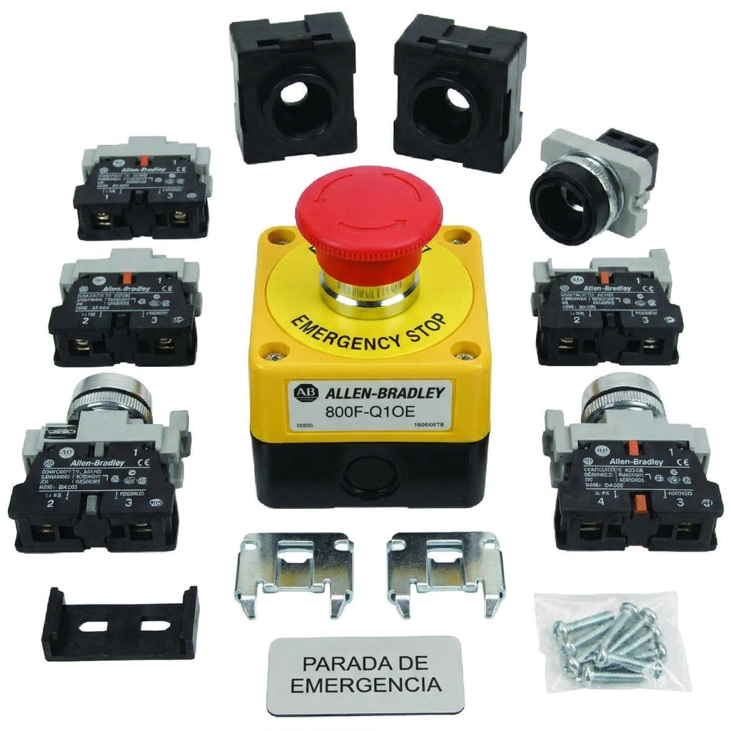 ALLEN-BRADLEY 800F-Q1OE BOTONES PULSADORES BOTONERAS Y ACCESORIOS