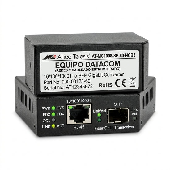 ALLIED-TELESYN AT-MC1008-SP-60-NCB3 EQUIPO DATACOM (REDES Y CABLEADO ESTRUCTURADO)