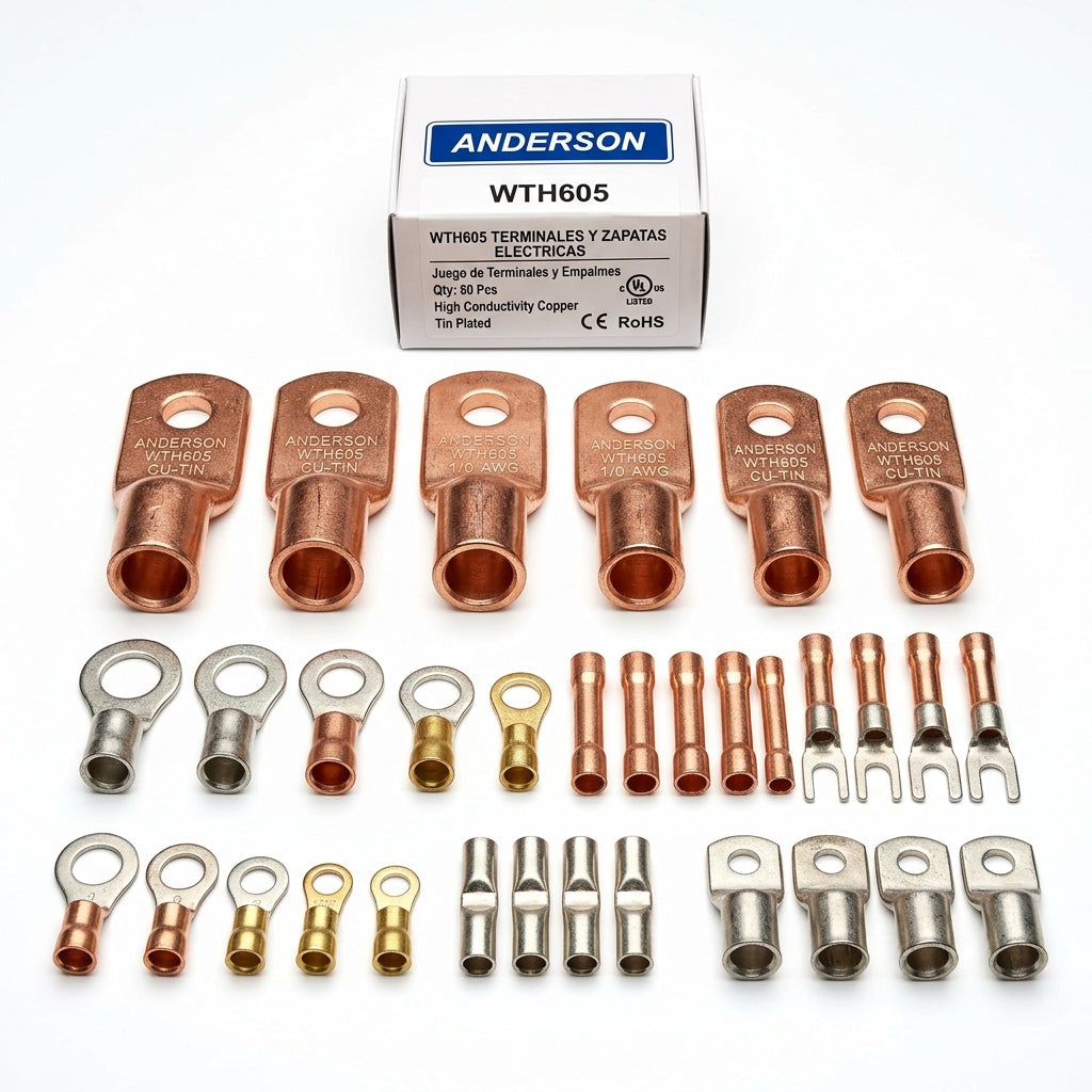 ANDERSON WTH605 TERMINALES Y ZAPATAS ELECTRICAS
