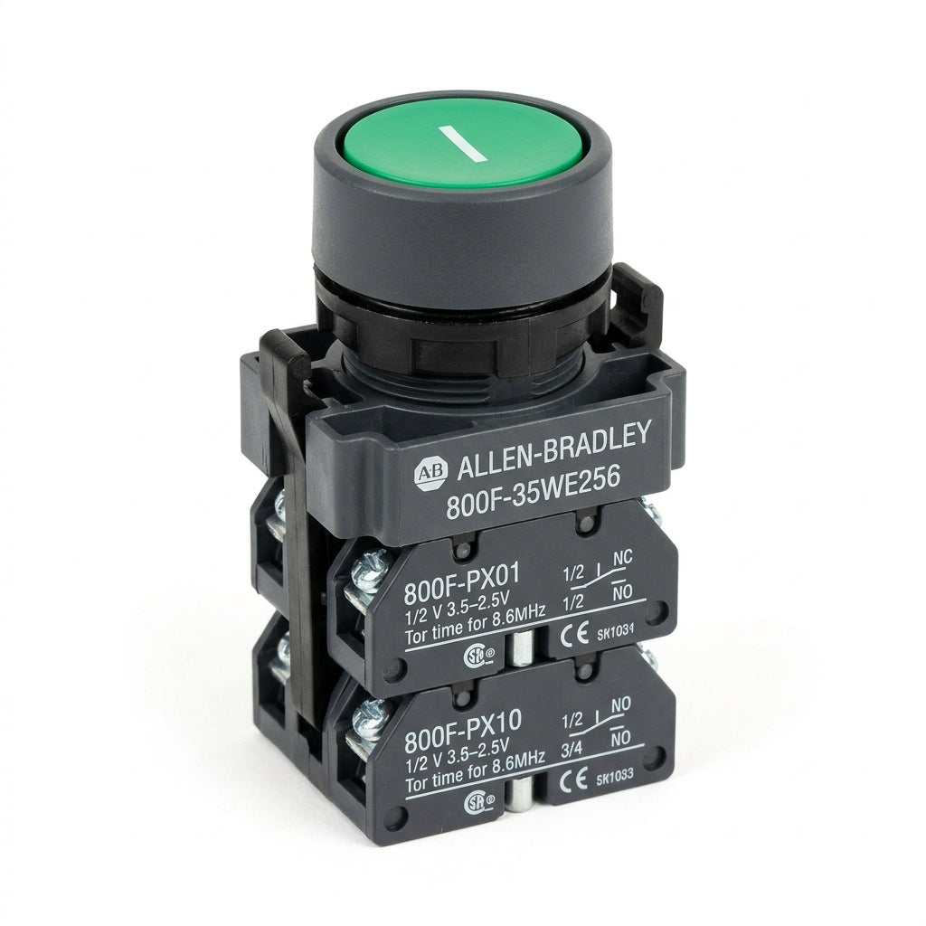 ALLEN-BRADLEY 800F-35WE256 BOTONES PULSADORES BOTONERAS Y ACCESORIOS