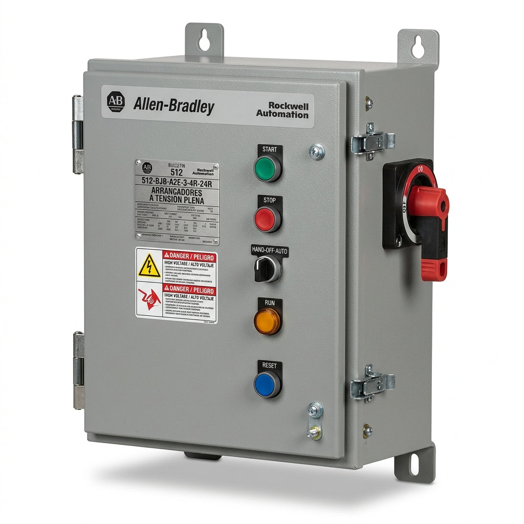 ALLEN-BRADLEY 512-BJB-A2E-3-4R-24R ARRANCADORES A TENSION PLENA