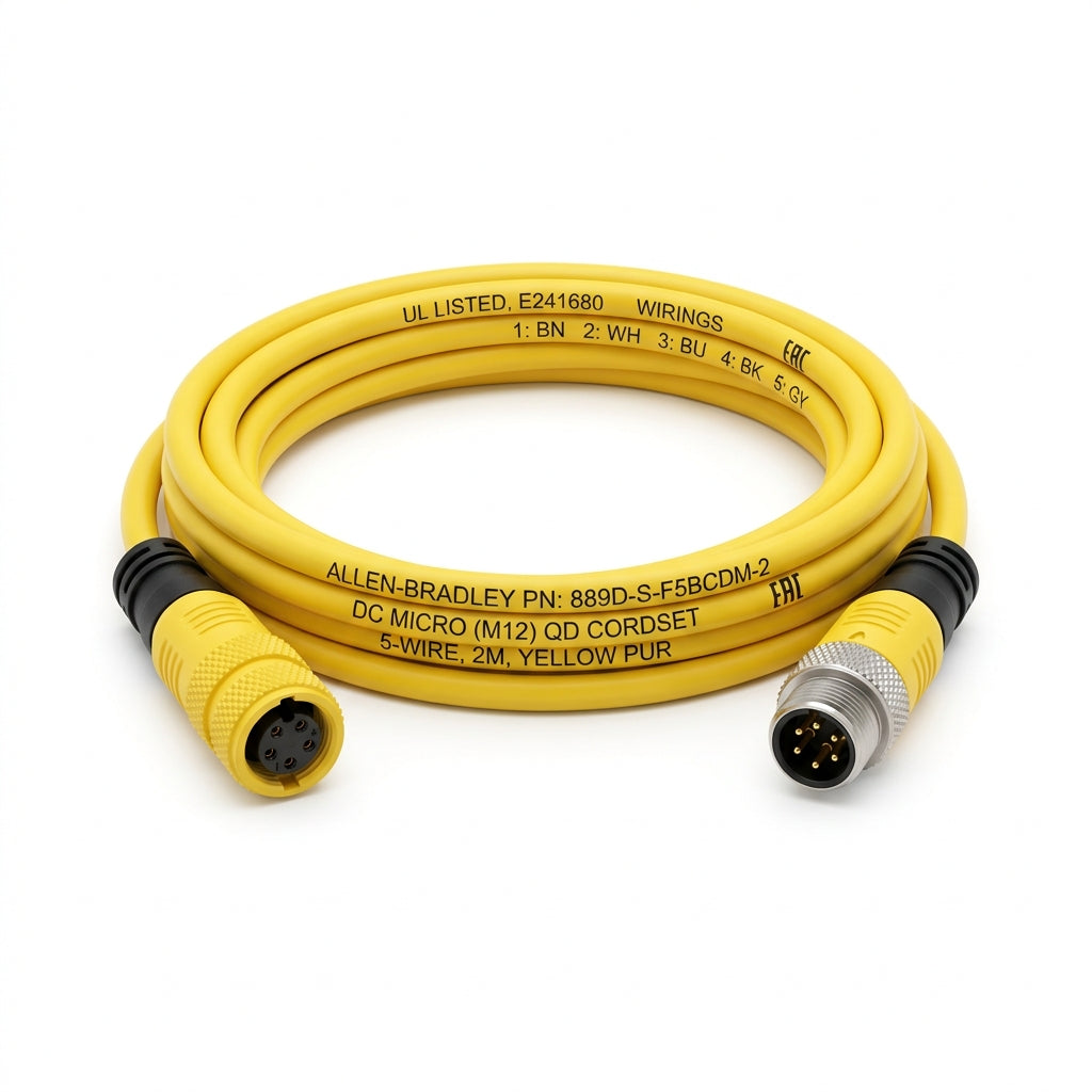 ALLEN-BRADLEY 889D-S-F5BCDM-2 CONECTORES RAPIDOS Y CABLES PARA SENSOR (CORDSETS)