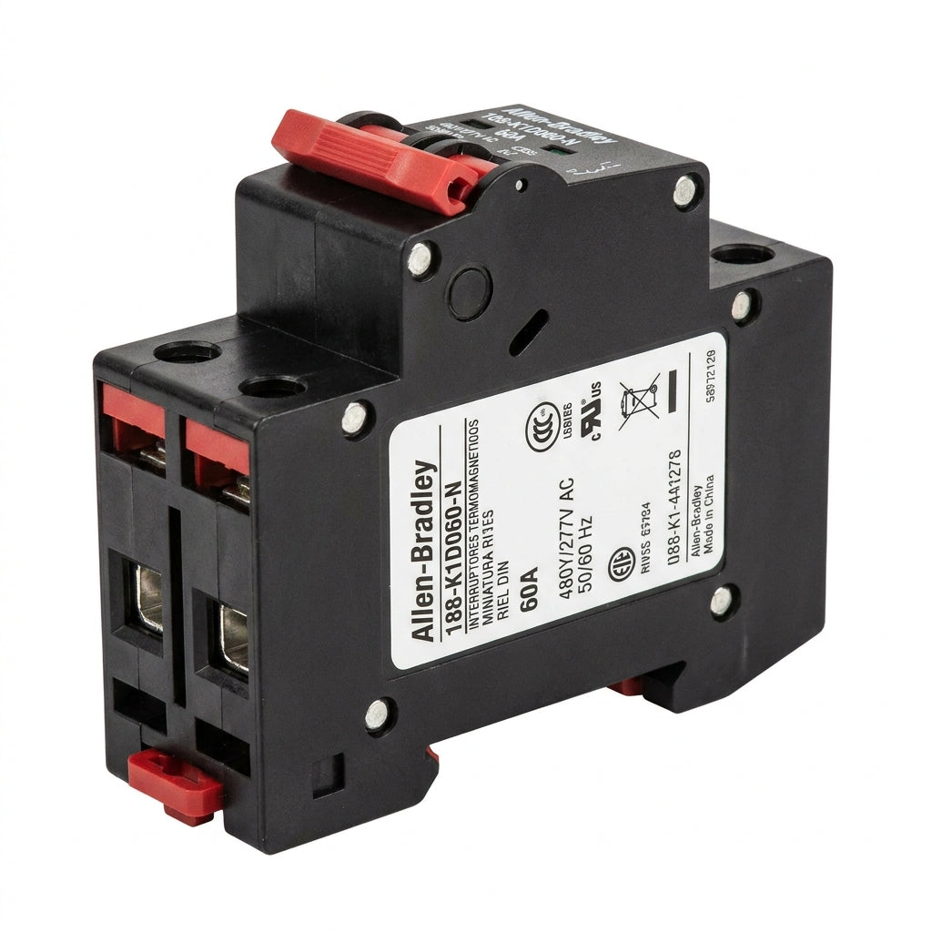 ALLEN-BRADLEY 188-K1D060-N INTERRUPTORES TERMOMAGNETICOS MINIATURA RIEL DIN