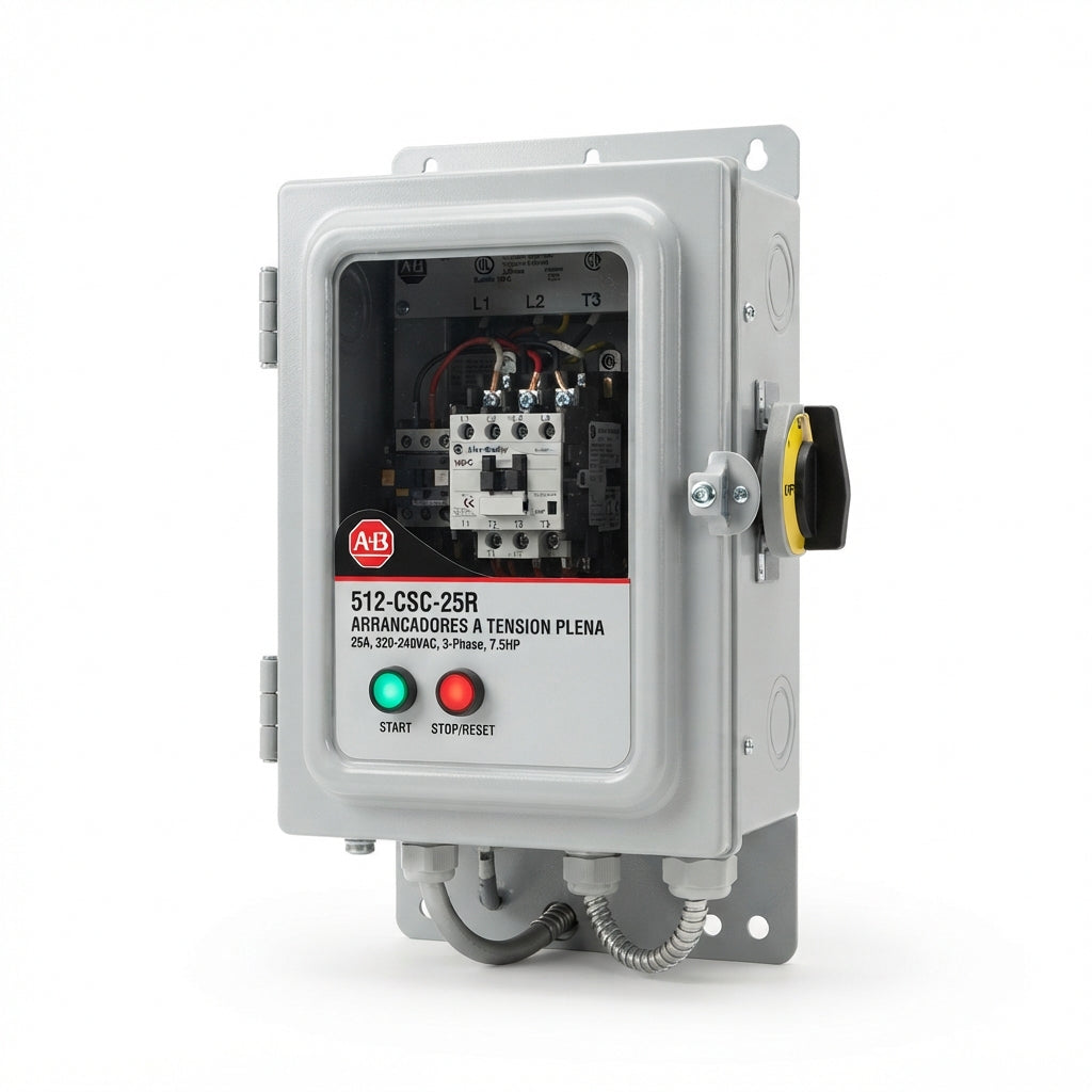 ALLEN-BRADLEY 512-CSC-25R ARRANCADORES A TENSION PLENA